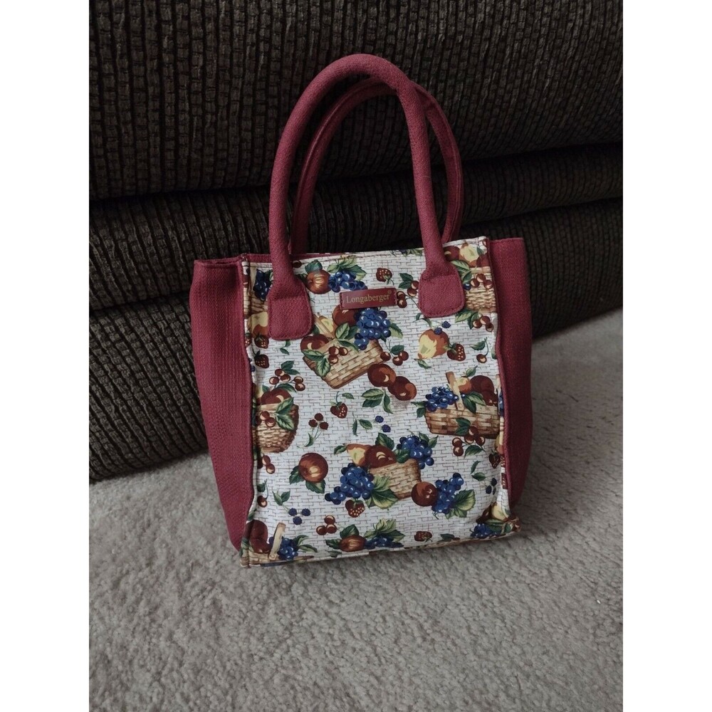Longaberger small tan bag